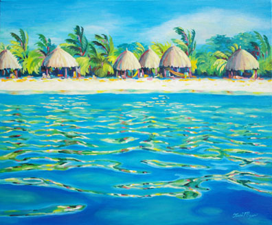 Beach Huts at Curacao